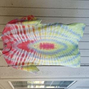 Tie-dye T-Shirt Unisex Summer Fashon New Large